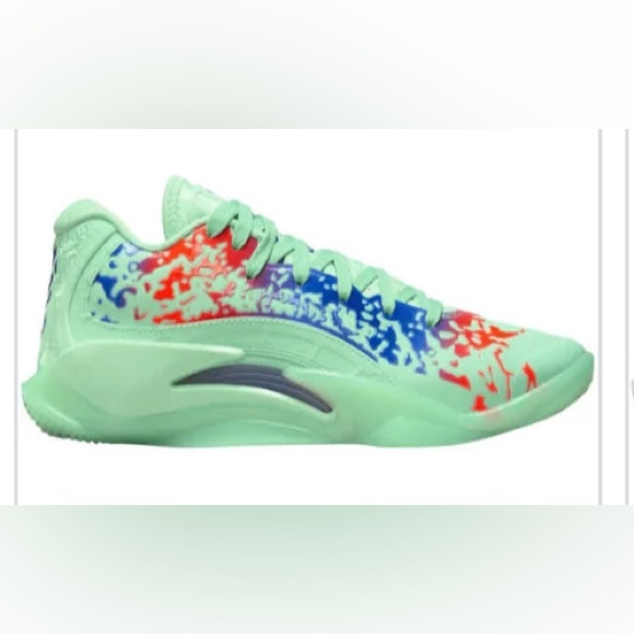 Jordan Zion 111  Mint Green‎ Red Blue Basketball Shoes Sneakers - Picture 1 of 13
